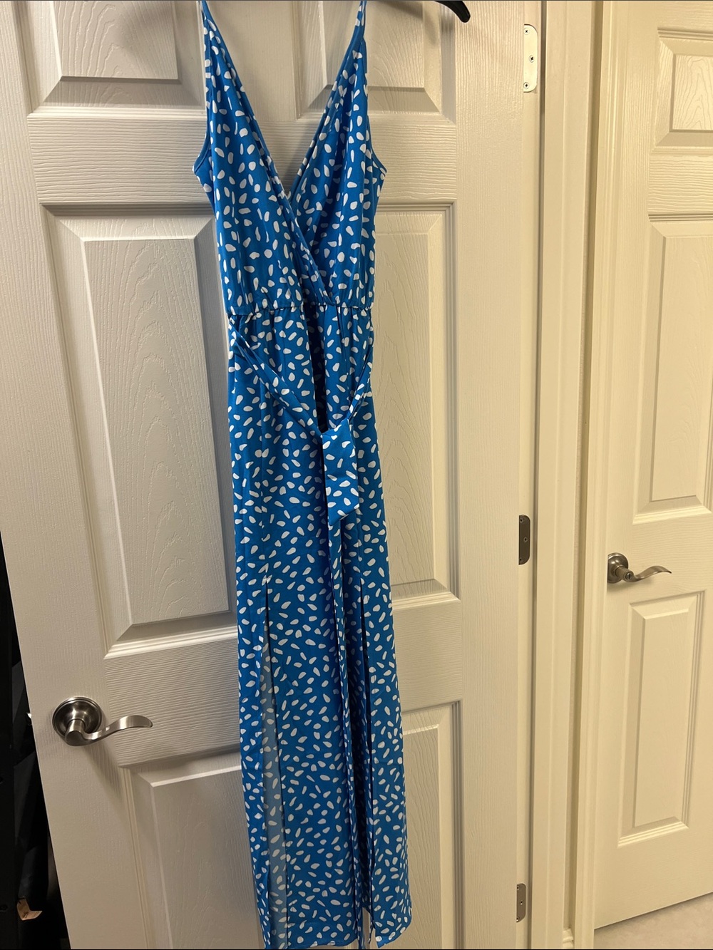 Blue Printed dress